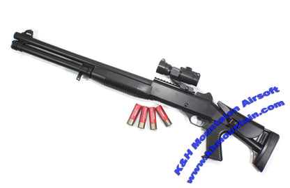Shotgun with Extended Barrel and Retractable Stock / M186A