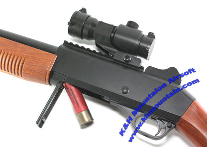 固定ストックとウッドライクバージョンの散弾銃/ M186B