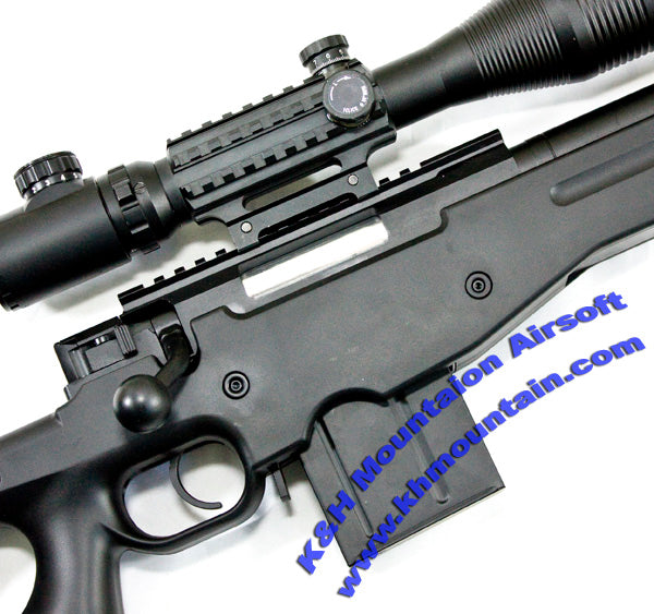 Well L96AWS Sniper Rifle with Scope and Bipod (MB4402D) / BK