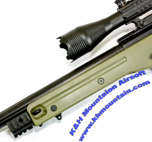 Well L96AWS Sniper Rifle with Scope and Bipod (MB4402D) / OD
