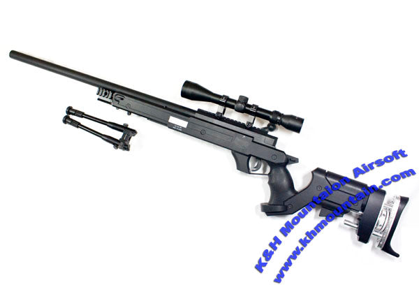 Well L96 Sniper Rifle with Scope and Bipod MB05D / Black