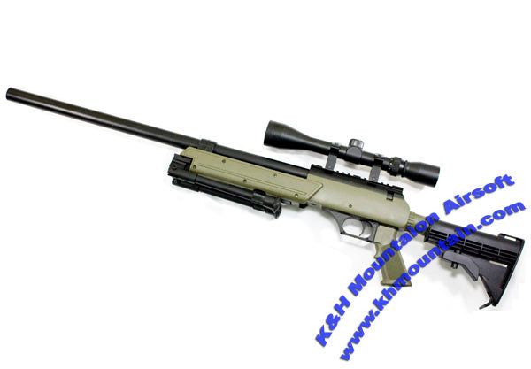 Well Hand Cocking Sniper Rifle /w extendable stock /MB06D / OD