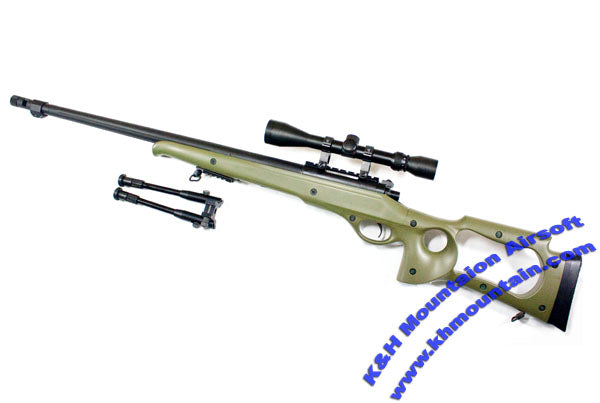 Well L96 Sniper Rifle with Scope and Bipod MB10D / Green – KHMountain ...