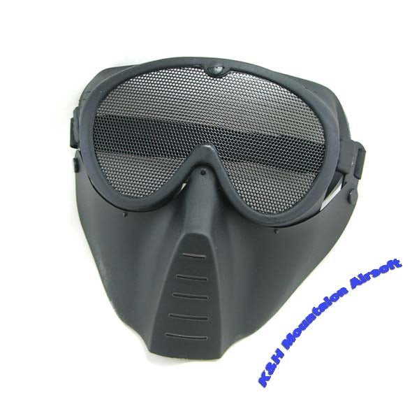 Full Face Mask Goggle in Black color