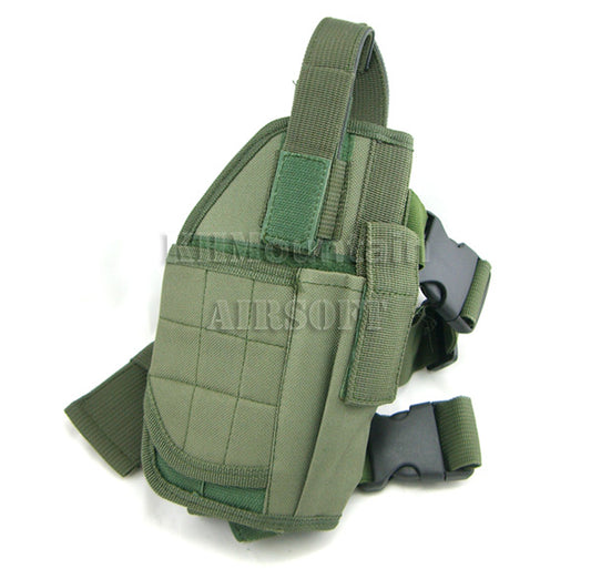 Military / Army Dropleg Pistol Holster in Green color