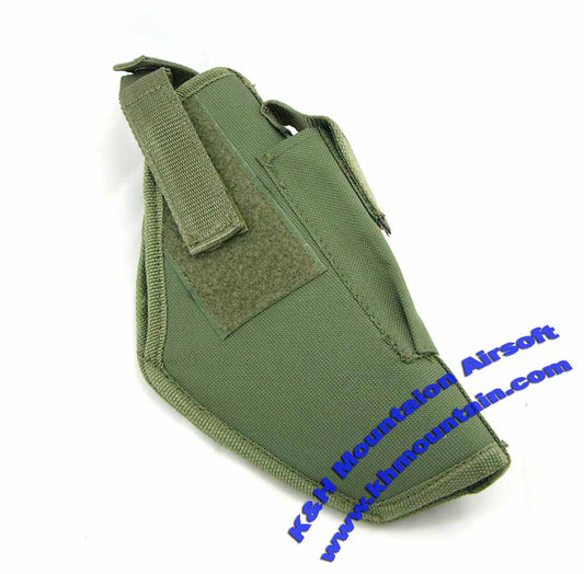 Survival Pistol Belt Holster in Green color