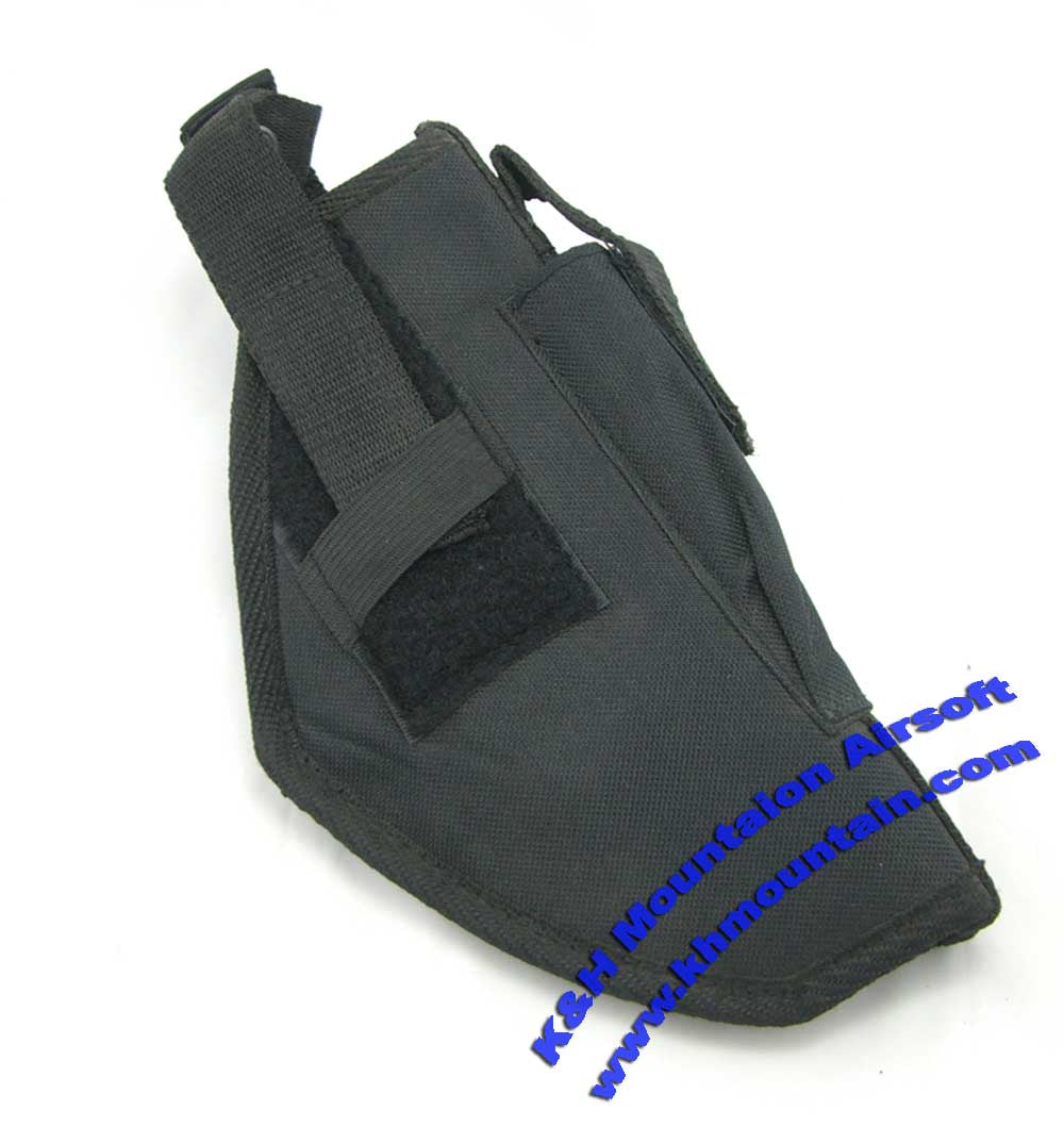 Survival Pistol Belt Holster in Black color