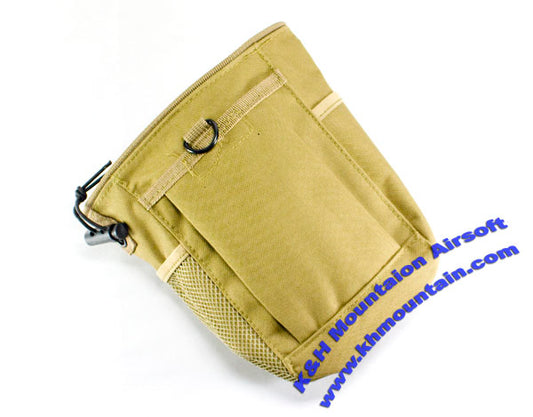Molle Magazine Compact Drop Pouch / TAN / Small