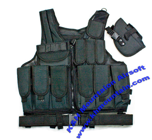 M92 Tactical Assault Hunting Vest in Black color