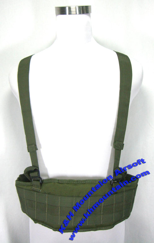 US Army Load Bearing Tactical Harness Suspender in Green color