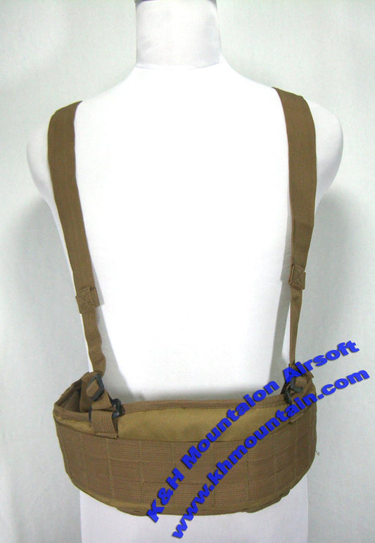 US Army Load Bearing Tactical Harness Suspender in Brown color