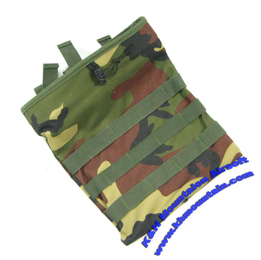 Molle Magazine Compact Drop Pouch / Woodland / Large