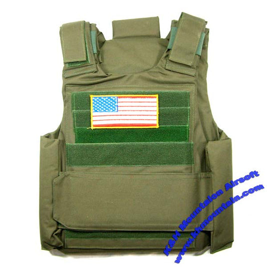 Black Hawk Down Body Armor Tactical Vest / Green