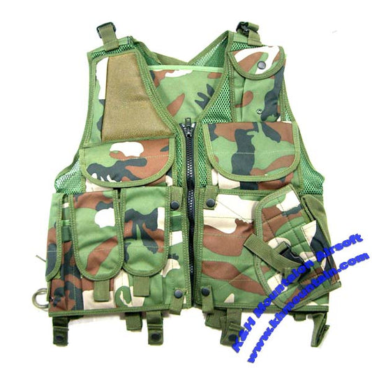 TAC-V1-N-B Tactical Assault Vest (Woodland)