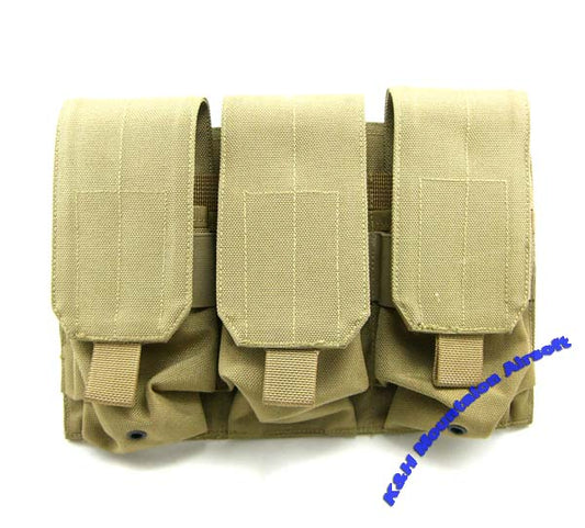 MOLLE PALS TRIPLE Magazine Pouches / TAN