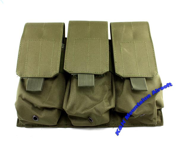 MOLLE PALS TRIPLE Magazine Pouches / Green