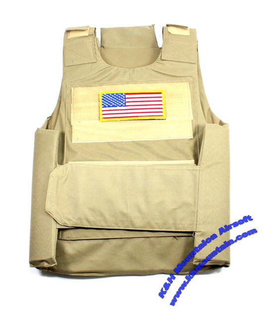 Black Hawk Down Body Armor Tactical Vest / TAN