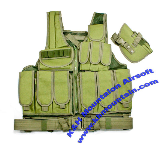 M92 Tactical Assault Hunting Vest in Green color