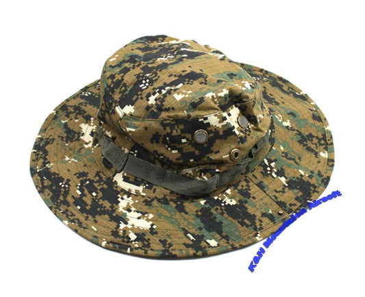 US ARMY Digital Camo Military Boonie Hat / Woodland