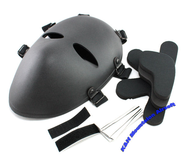 Full Face killer Mask in Hard Plastic Version (Black)