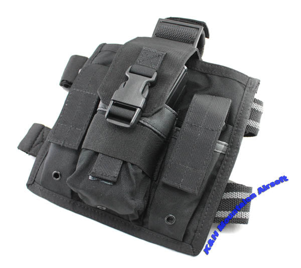 Dropleg Dual Magazines Dropleg Holster with Anti-gliding belt (Black ...