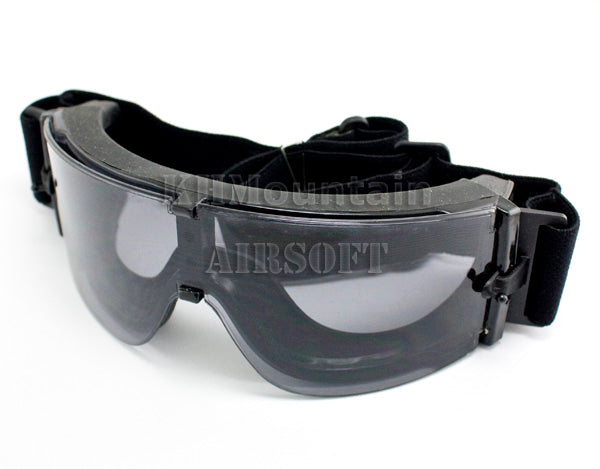 X800 Style goggle with clear len version / Black