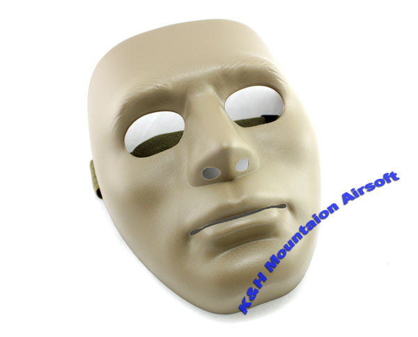 KOEI Man Face style plastic mask / TAN