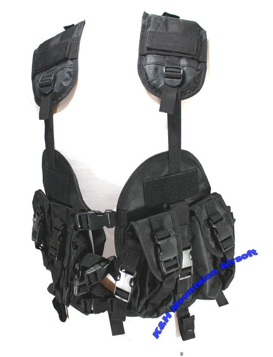 U.S. Navy Seal Modular Tactical MOD Vest in Black color