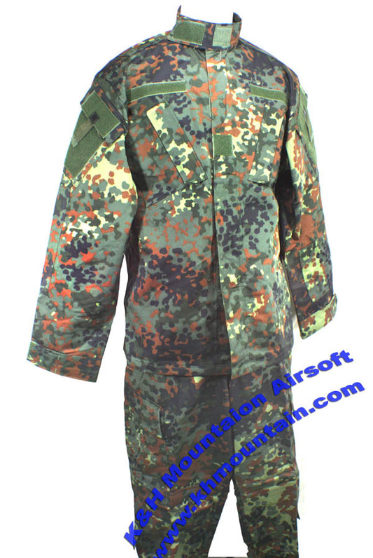 BDU Set with Shirt and Pants / German Woodland Pattern