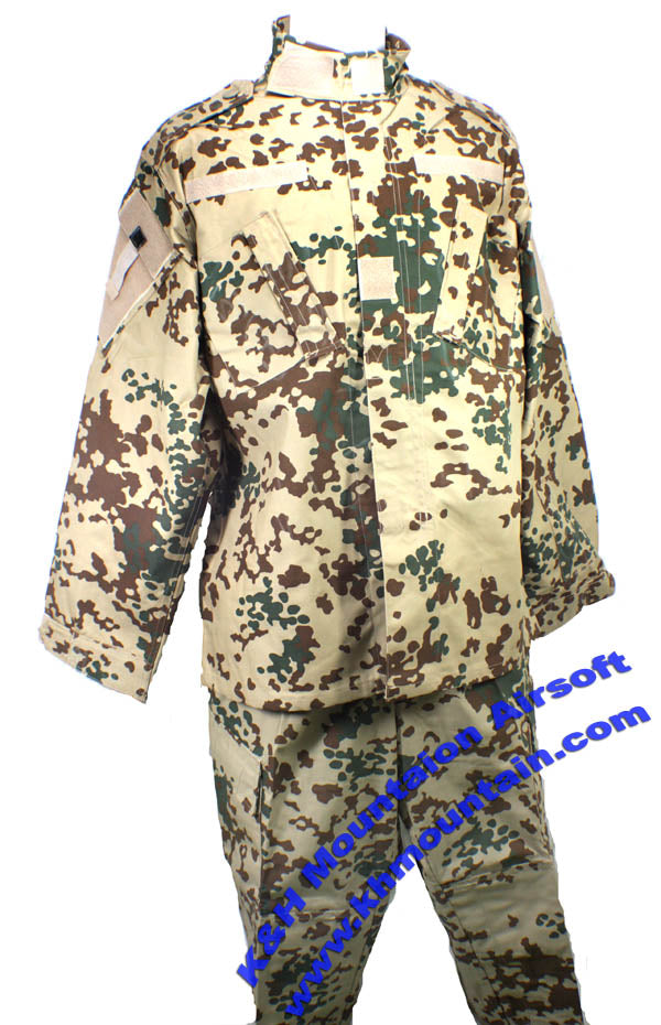 BDU Set with Shirt and Pants / German Desert Pattern