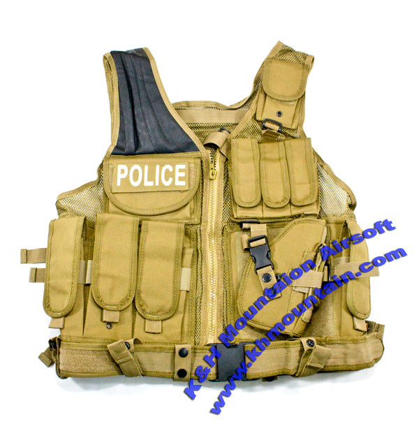 M92 Tactical Assault Hunting Vest in TAN color (B)