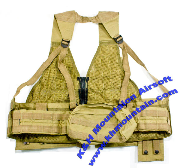US Tactical Assault Molle Vest in TAN color