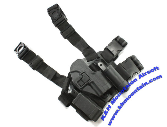 CQC Style Plastic Dropleg Platform with Holster Set for USP / BK