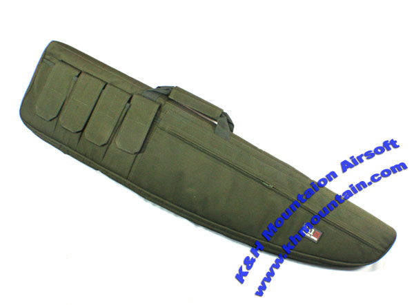 Assault Rifle Gun Bag with Sponge Protected Layer / Green