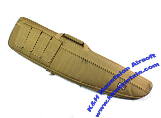 スポンジ保護層付きアサルトライフルガンバッグ / TAN