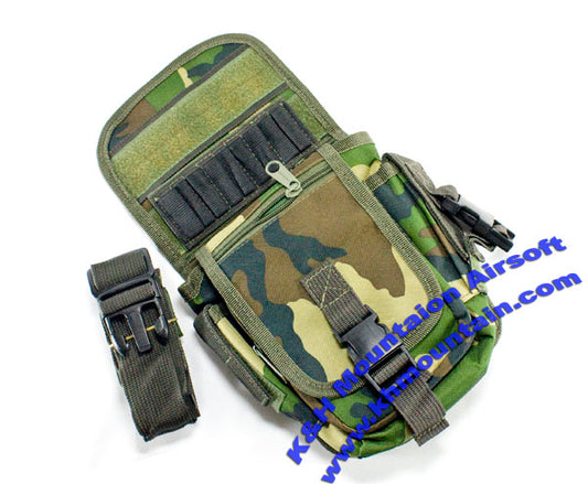 Tactical Dropleg Pouch (A) / Woodland