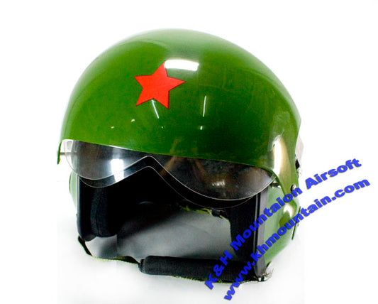 Military Air Force Pilot Helmet / Green