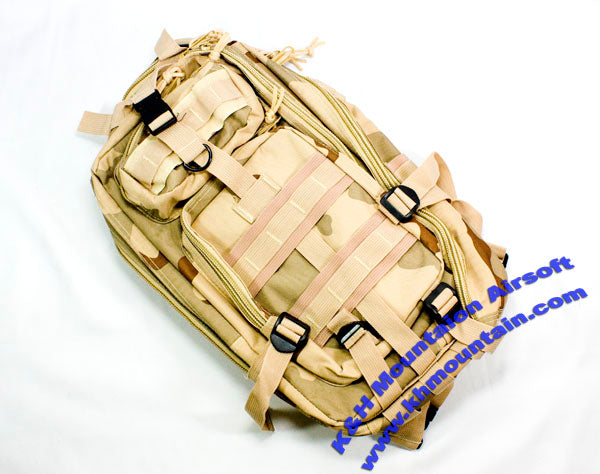 Tactical 3D Style Versatile Molle Back Pack / Desert