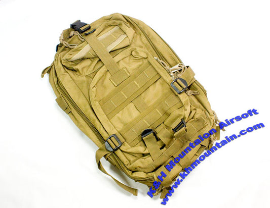 Tactical 3D Style Versatile Molle Back Pack / TAN