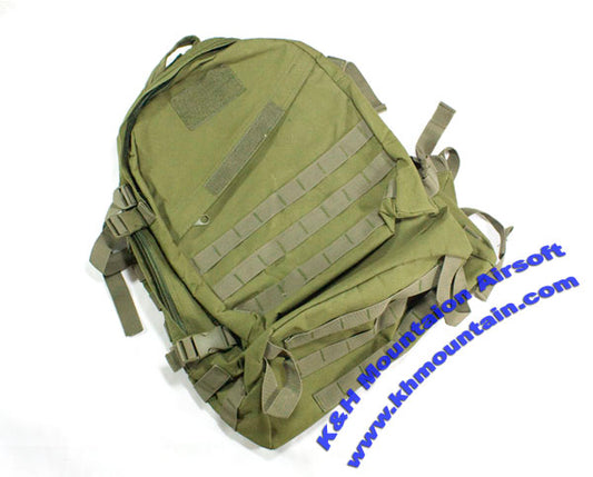 Tactical 3P Style Versatile Molle Back Pack / Green