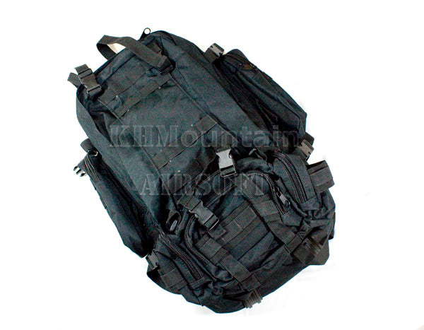 Versatile Molle Back Pack with Pouches / Black