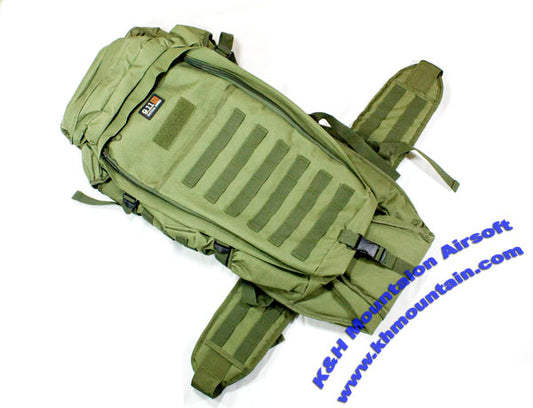 9.11 Style Versatile Back Pack with Gun Case / Green