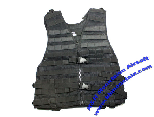 Tactical Assault Molle Vest in Black color