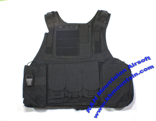 Tactical Molle Assault Vest / 027 light / Black