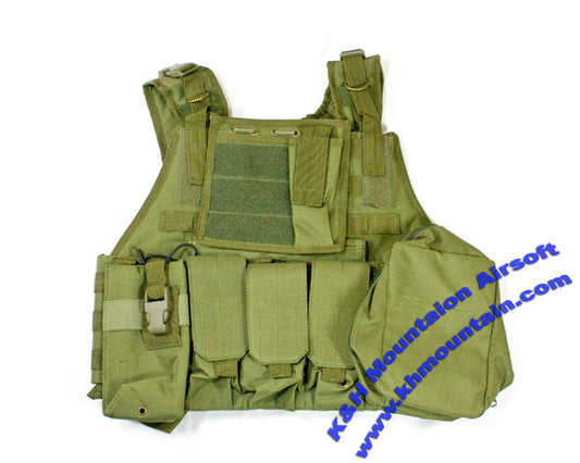 Tactical Molle Assault Vest / 027 light / Green