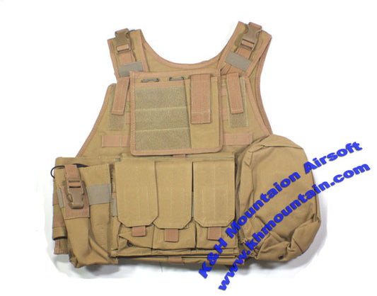 Tactical Molle Assault Vest / 027 light / TAN