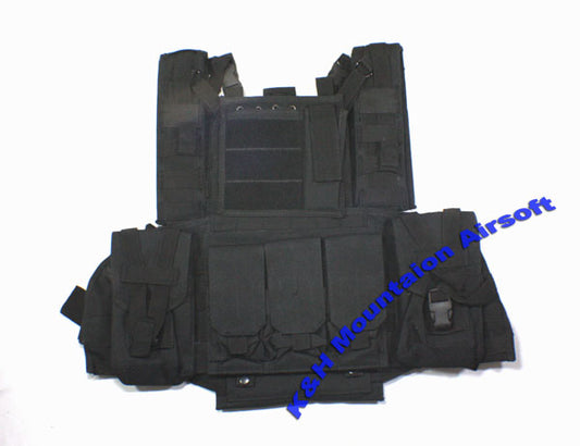 タクティカル RRV ハイドレーション ウォーター バックパック ベスト付き / ブラック