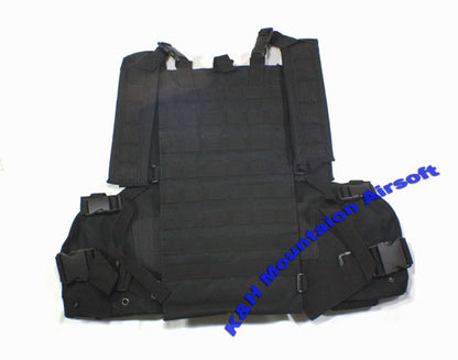 Tactical RRV with Hydration Water Backpack Vest / Black