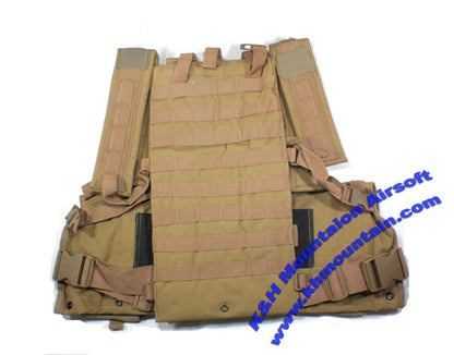 Tactical RRV with Hydration Water Backpack Vest / TAN