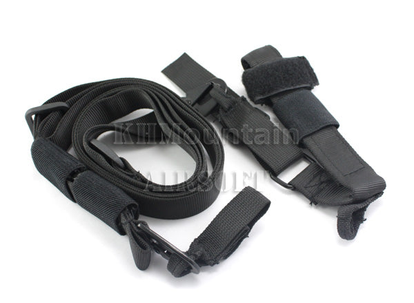 M16 Fix Stock 3-Point Tactical Rifle Sling / Black